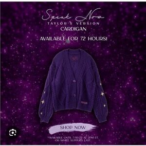 Taylor Swift Speak Now Cardigan